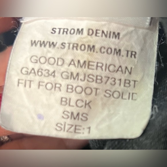 Good American FIT FOR SUCCESS BOOTCUT BLACK JUMPSUIT Women’s size  0 - Picture 6 of 11